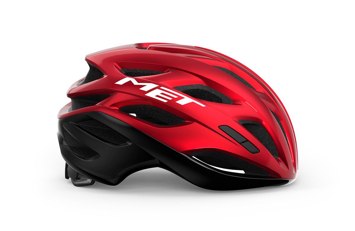 MET Casca ciclism MET Estro Mips - rosu negru metalic lucios
