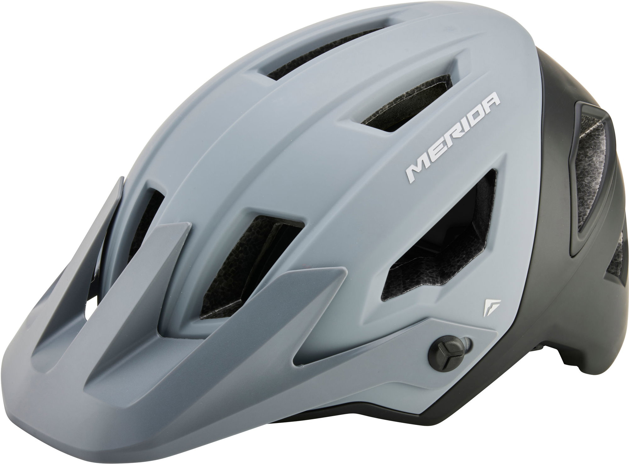 Merida Cască Merida Trailbanger 58-62cm mat gri/mat negru - 15 fante