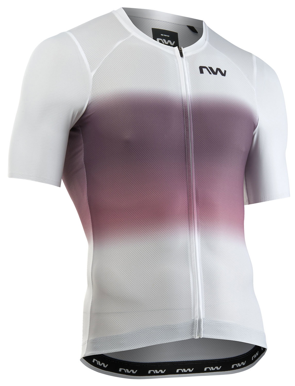 Northwave Tricou Northwave Blade Air scurt XL alb/mov