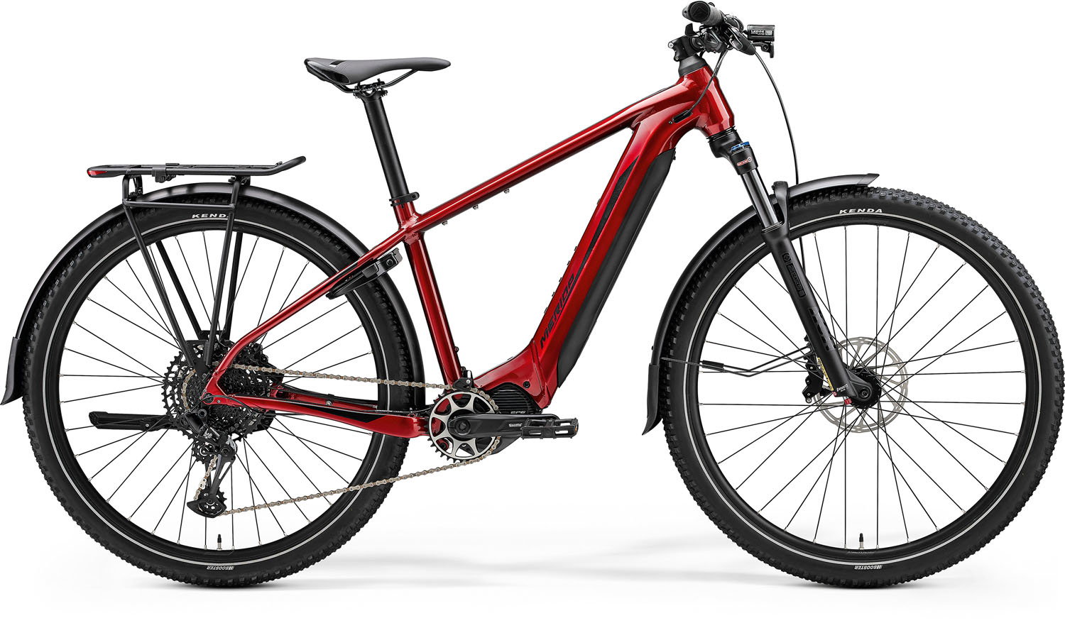 Merida Merida eBig.Nine 675 Eq Căpșunăînchisă (Negru) - Shimano