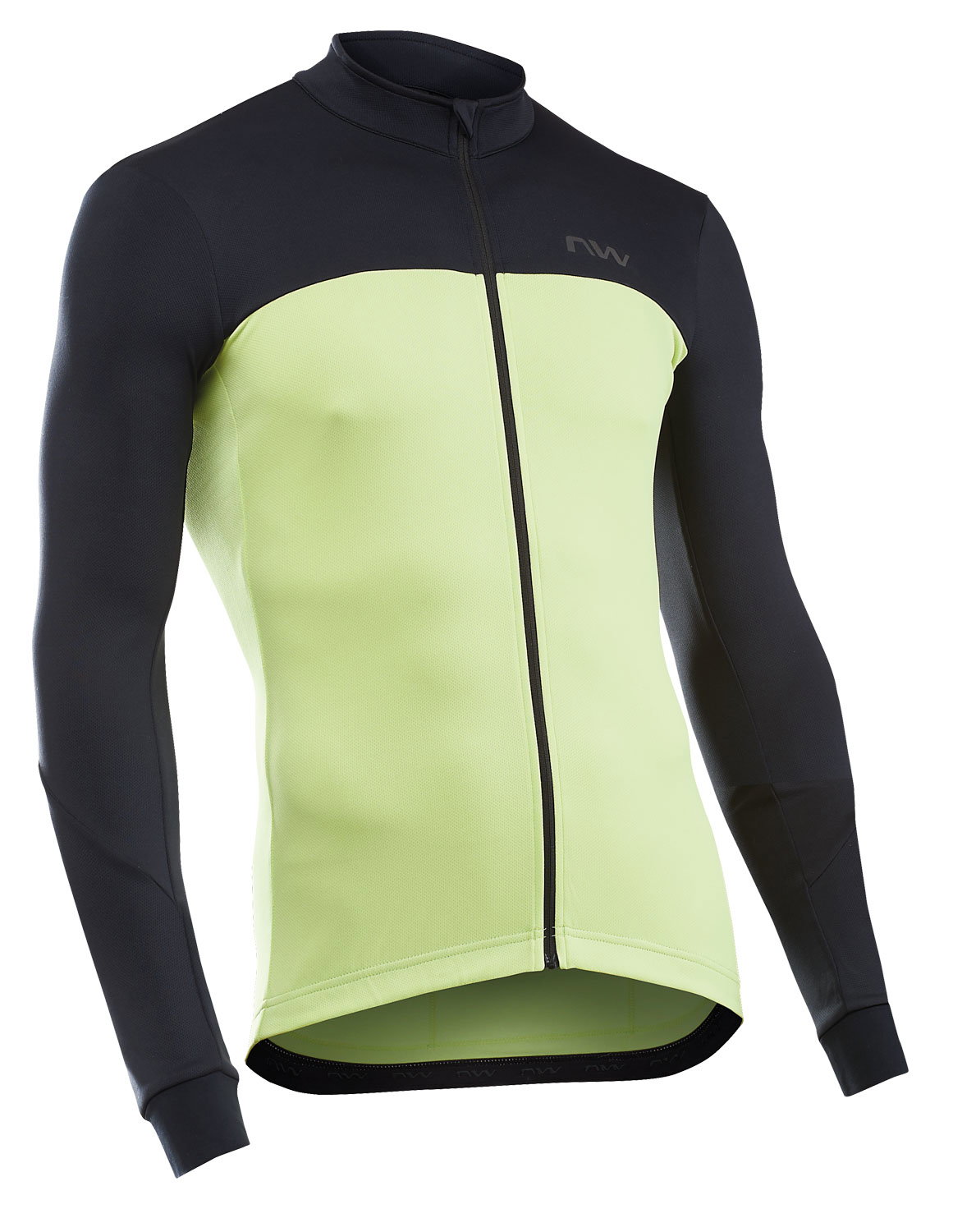 Northwave Tricou Northwave Force 2 lung 4XL verde/negru