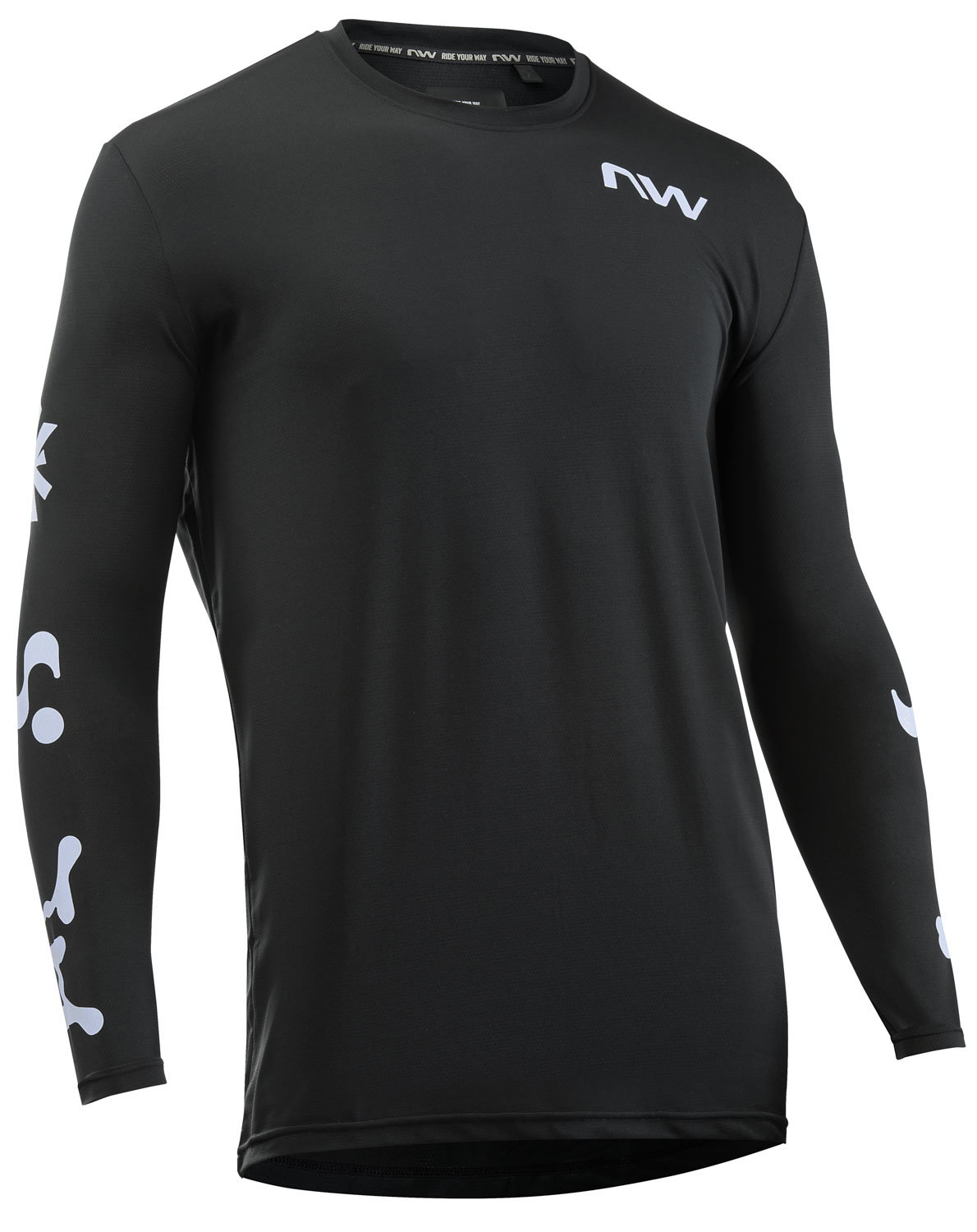 Northwave Tricou ciclism Northwave Xtrail 2 lung XXL negru/gri
