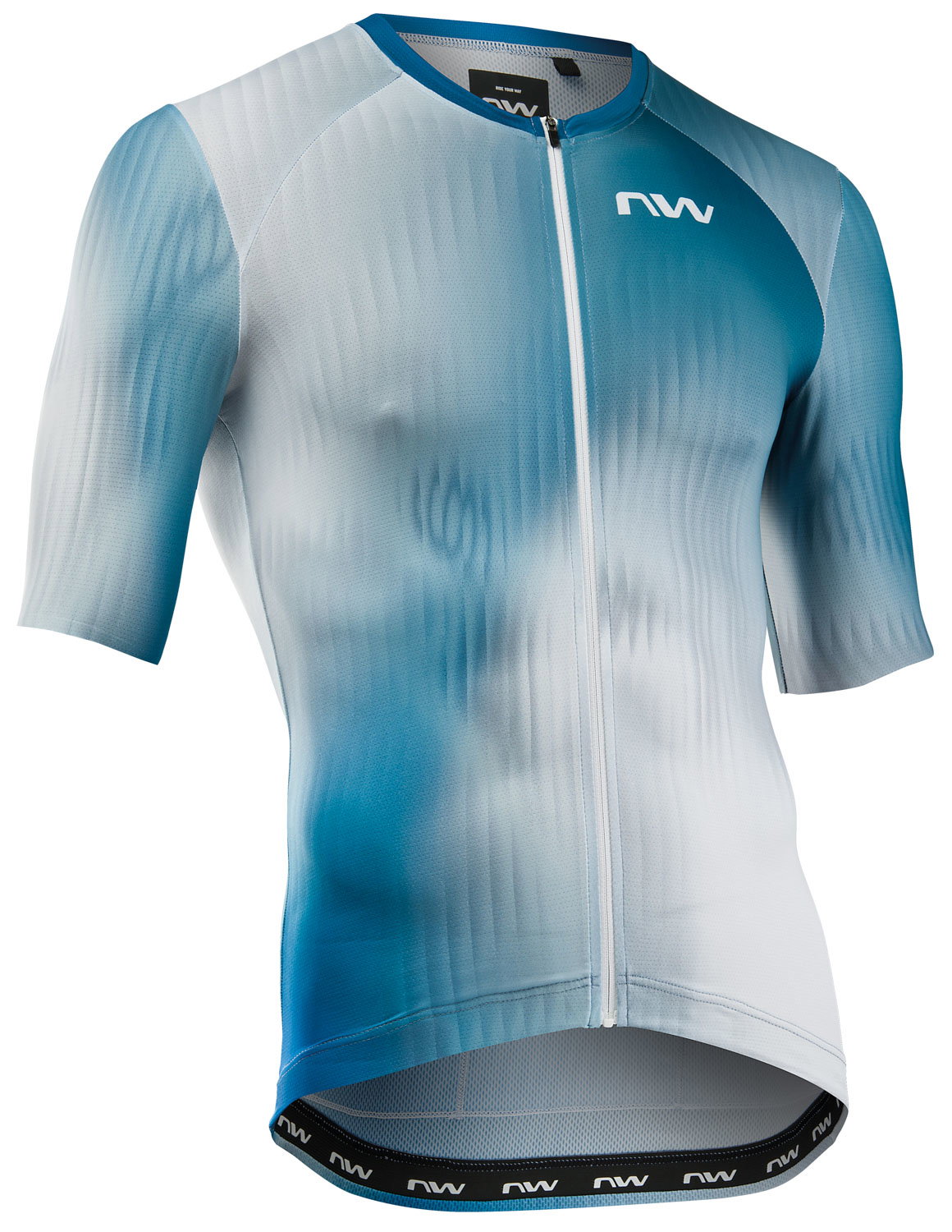 Northwave Tricou Northwave Blade scurt XL alb/albastru