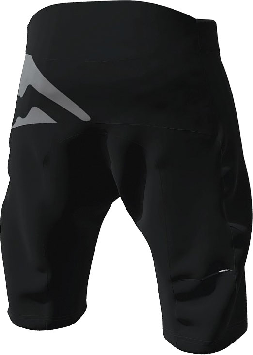 Merida Pantaloni Merida Enduro Design scurt S baggy fără bazon negru/gri Freeride Line