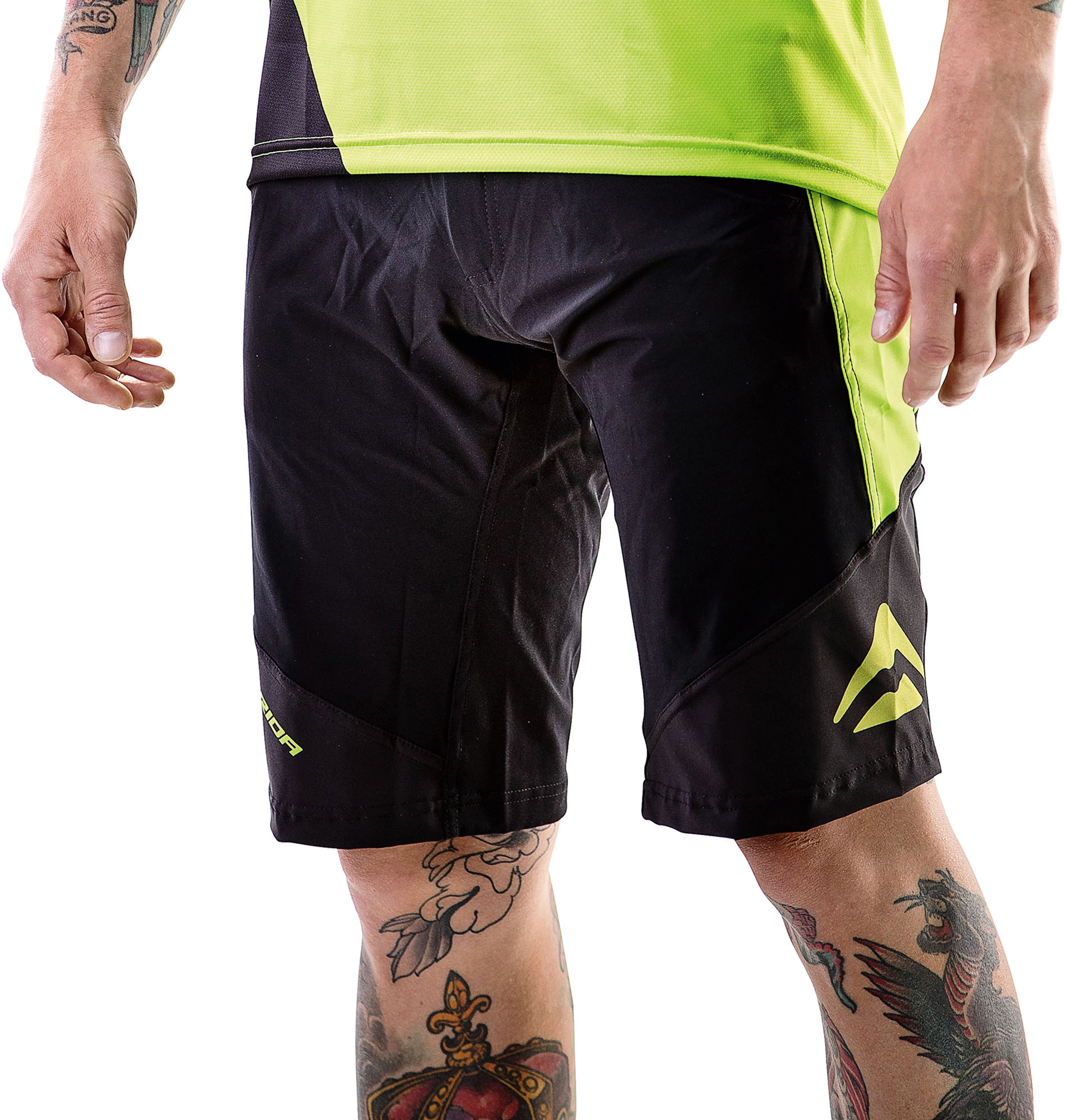 Merida Pantaloni Merida Freeride scurt XS baggy fără bazon verde/negru - 5371TRGRGR