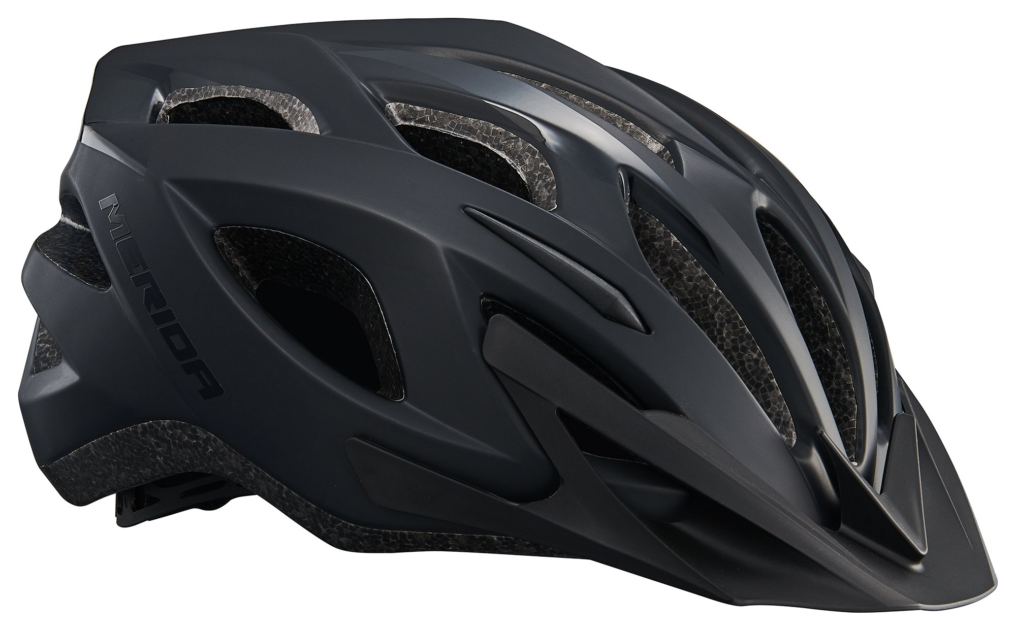Merida Cască Merida Charger M mat / lucios negru (53-58cm) - 21 fante - 8766