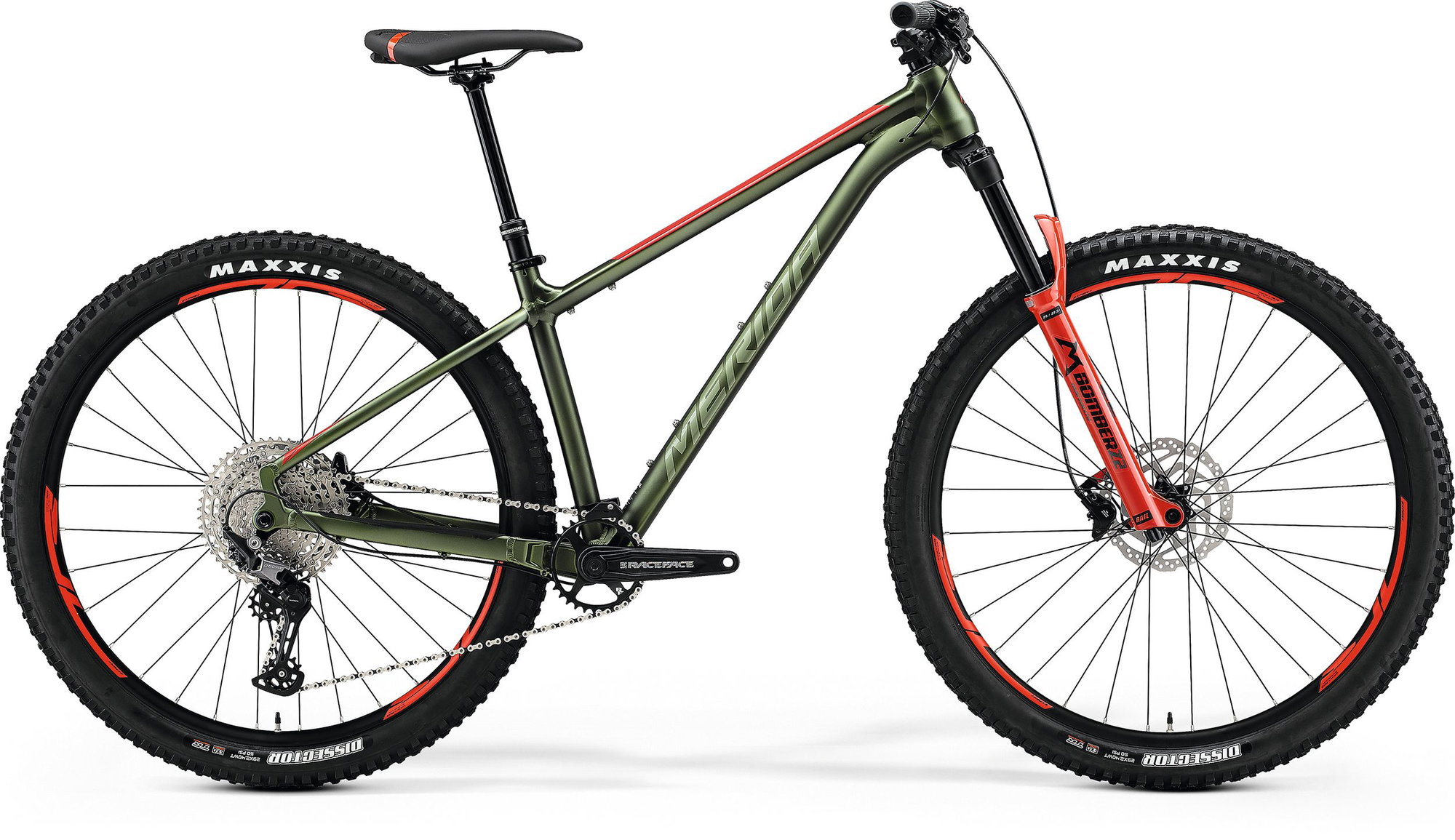 Merida Cadru Merida Big.Trail 600 XL(18) Mat Verde (Roșu/Argintiu-Verde)