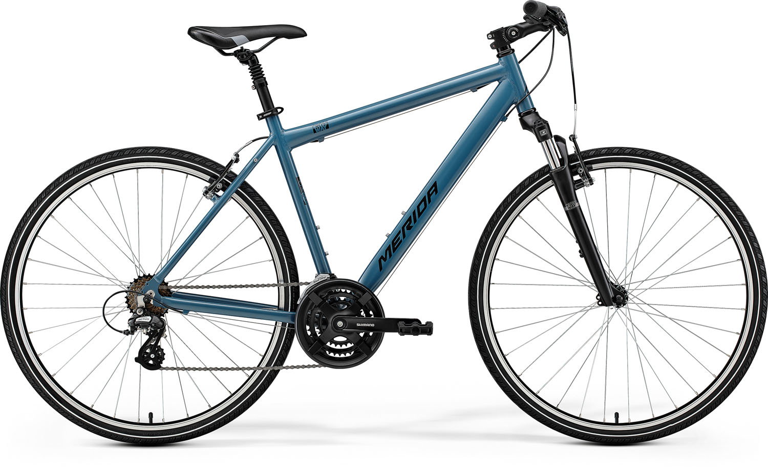 Merida Merida Crossway 10-V Se I1 S Silk Albastruporumbel (Negru)