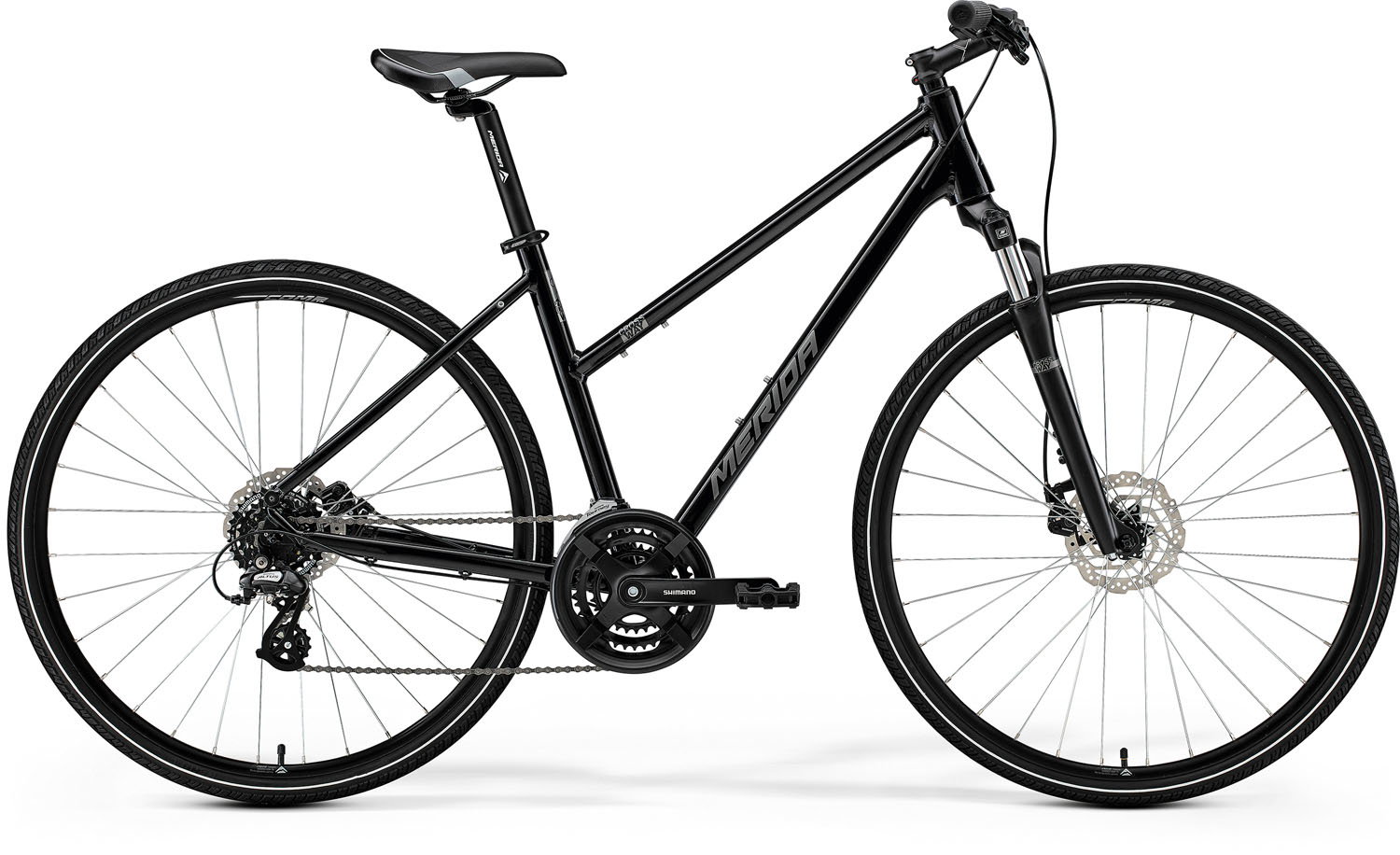 Merida Merida Crossway 10 Iii1 Damă Negru (Argintiu)