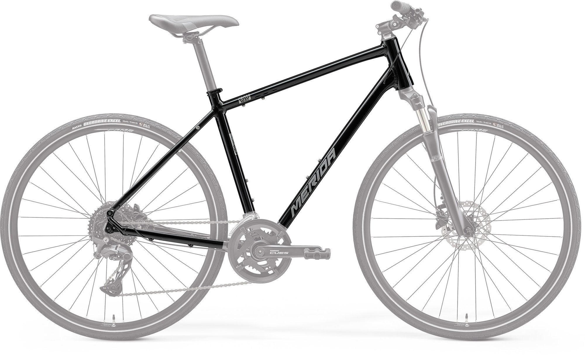 Merida Cadru Merida Crossway 300 Iii2 Lucios Negru (Argintiu)