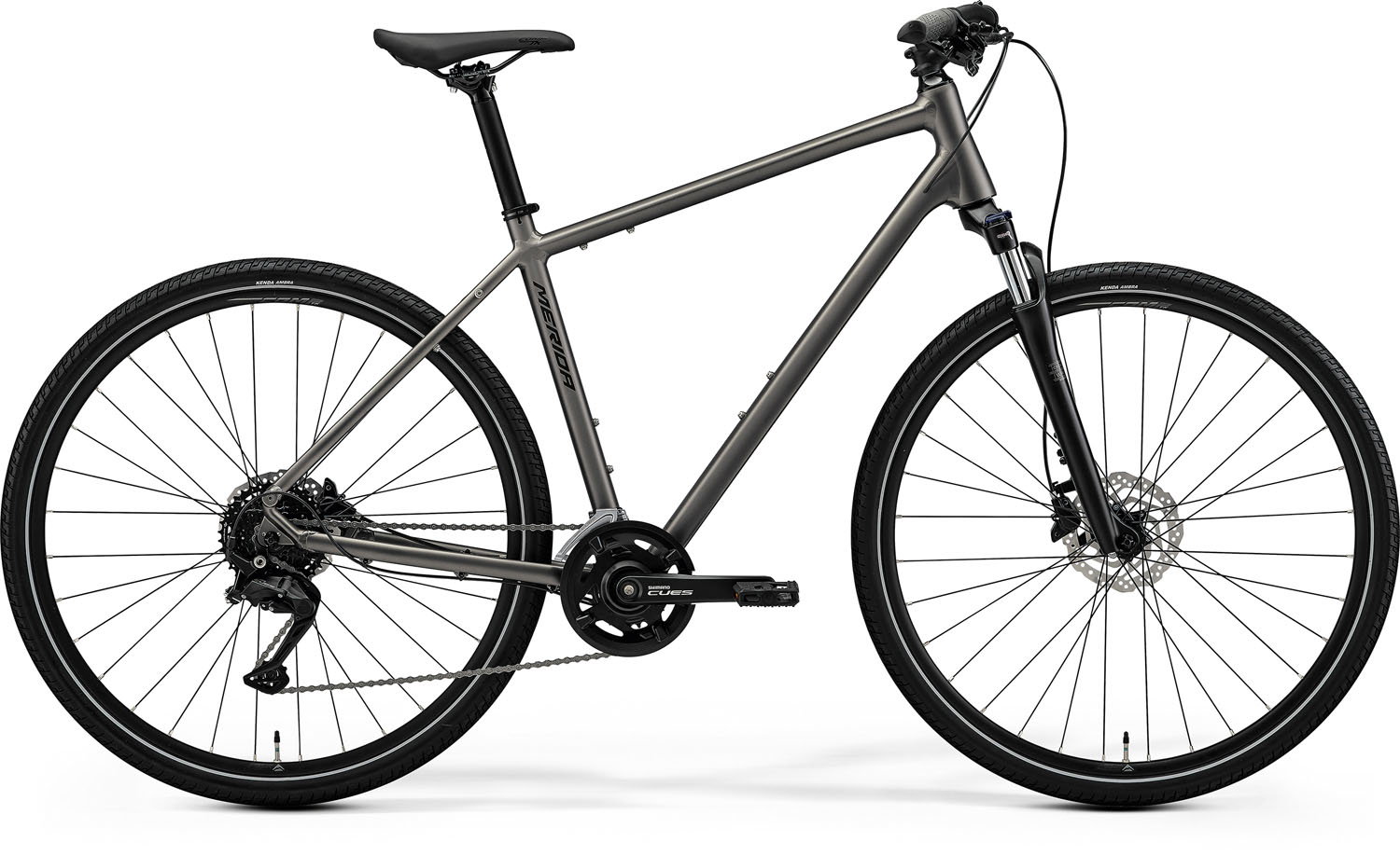 Merida Crossway 100 L Silk Gri (Negru) - trisport.ro