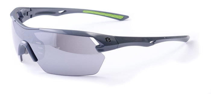 Sunglasses Ochelari Bikefun Target gri #2 smoke lentilă, silver mirror C3