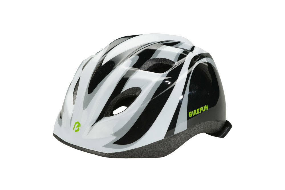 Bikefun Cască Bikefun Junior negru/alb - Hb8-Bkw