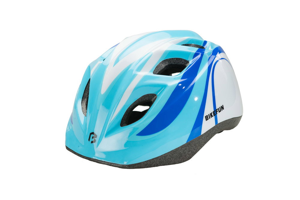 Bikefun Cască Bikefun Junior albastru/alb - Hb8-Blw