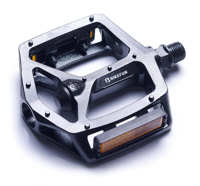 Bicycle Pedals Pedale Bikefun Jump aluminiu negru - B249Du-Blk
