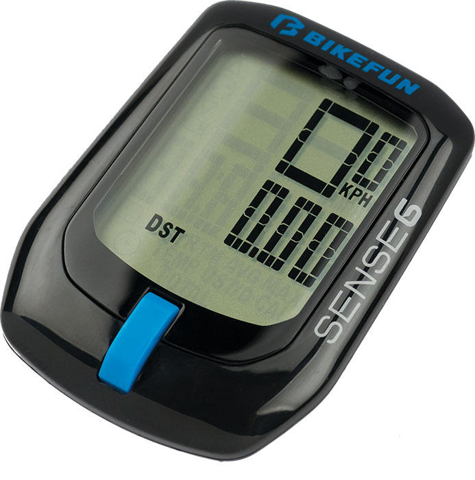 Bikefun Computer Bikefun Sense6 cu fir negru - T6Blk