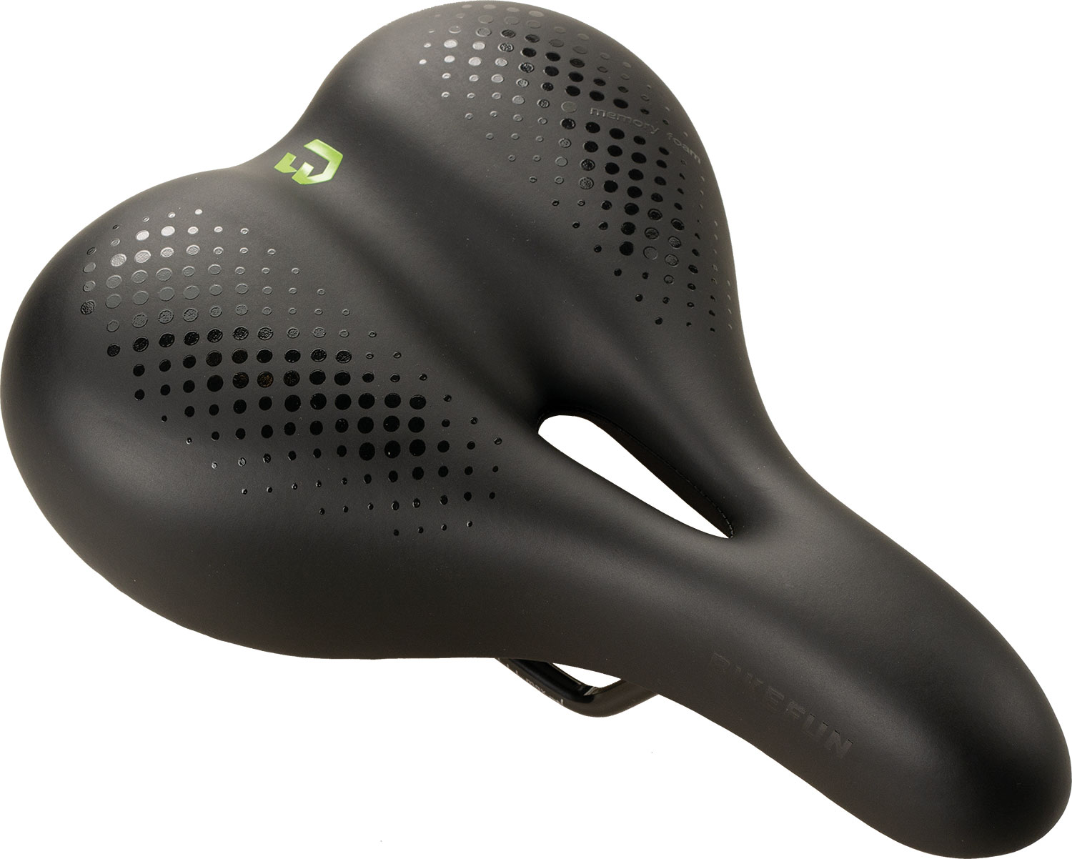 Bikefun Șa Bikefun Ravenna Comfort trekking negru Memory Foam - D391Mf