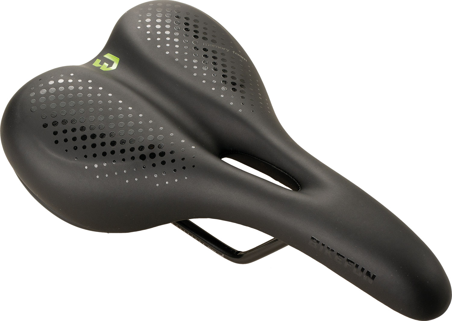 Equestrian Șa Bikefun Modena Sport trekking negru Memory Foam - D390Mf