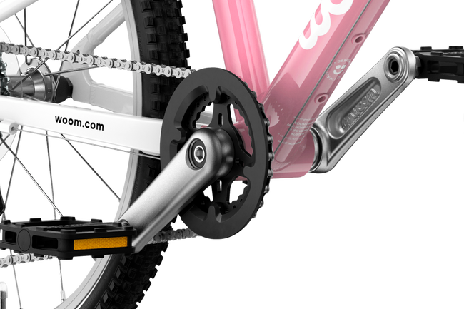 Bicicleta copii Woom 4 Go cu roti 20" roz pudra (powder pink)