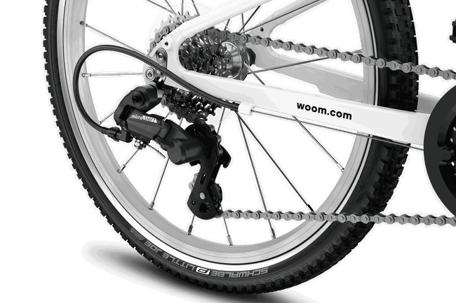 Bicicleta copii Woom 4 Go cu roti 20" roz pudra (powder pink)