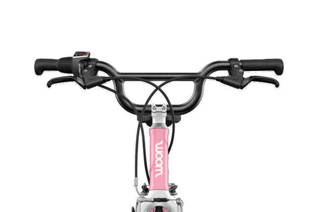 Bicicleta copii Woom 4 Go cu roti 20" roz pudra (powder pink)
