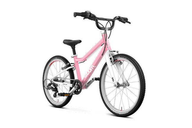 Bicicleta copii Woom 4 Go cu roti 20" roz pudra (powder pink)
