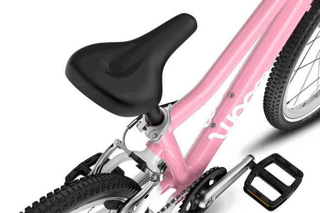 Bicicleta copii Woom 4 Go cu roti 20" roz pudra (powder pink)