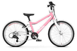 Bicicleta copii Woom 4 Go cu roti 20" roz pudra (powder pink)
