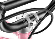 Bicicleta copii Woom 4 Go cu roti 20" roz pudra (powder pink)