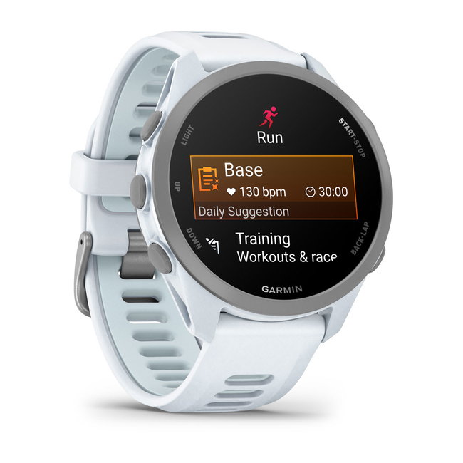 Garmin Forerunner 170 Music - Smartwatch Alergare cu GPS - alb
