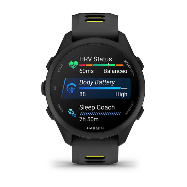 Garmin Forerunner 170 Music - Smartwatch Alergare cu GPS - negru