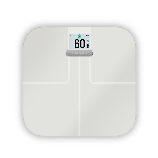 Garmin Index S2 Cântar Inteligent Alb | Analiză Corporală EU - alb
