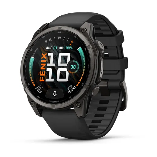 Garmin fenix 9 AMOLED 47 mm Titan DLC Carbon