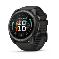 Garmin Fenix 9 AMOLED - 51 mm Titan DLC Carbon - Smartwatch Multisport Premium cu AMOLED
