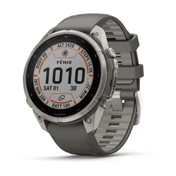 Garmin Fenix 9 Pro Solar inReach - 47 mm Titan Gray - Smartwatch Multisport Premium cu Ecran Solar