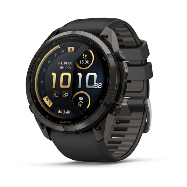 Garmin fenix 9 Pro AMOLED inReach 51 mm Titan DLC Carbon Gray