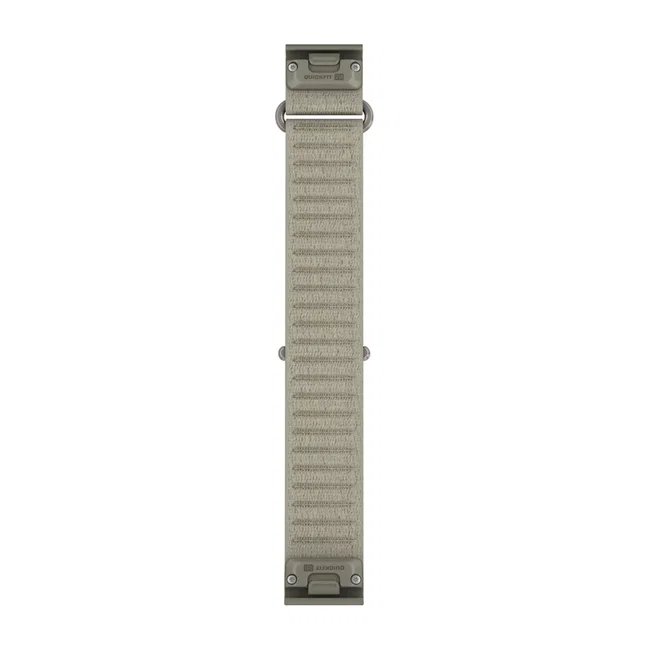 Garmin QuickFit 20 - curea textil ComfortFit Scurt - gri-verde Olive Gray