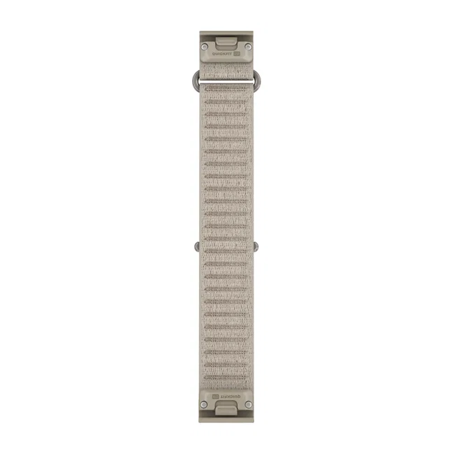 Garmin QuickFit 20 - curea textil ComfortFit Scurt - gri French Gray