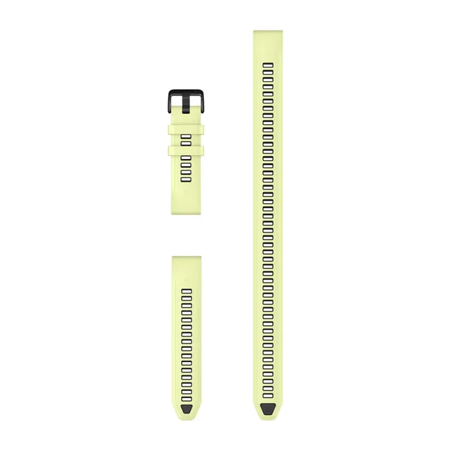 Garmin QuickFit 20 - curea silicon scufundări (set 3 piese) - galben Citron
