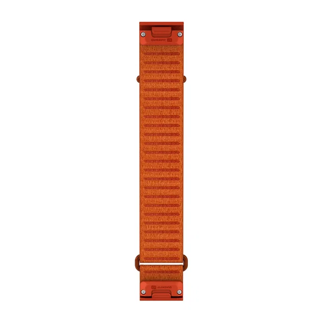 Garmin QuickFit 22 - curea textil ComfortFit Lung - portocaliu Autumn Orange