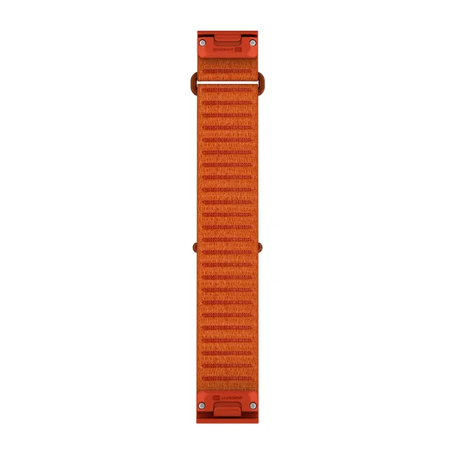 Garmin QuickFit 22 - curea textil ComfortFit Scurt - portocaliu Autumn Orange