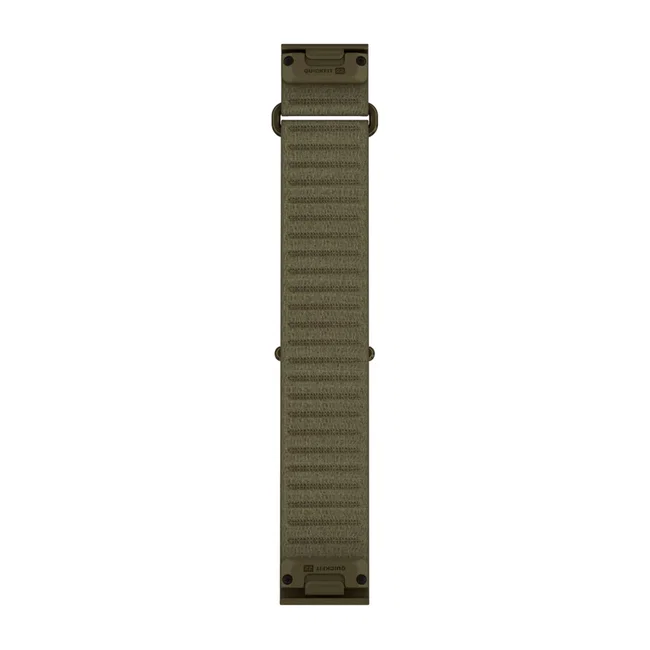 Garmin QuickFit 22 - curea textil ComfortFit Scurt - verde Drab Green
