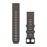 Garmin QuickFit 22 - curea silicon - gri Pebble Gray