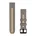 Garmin QuickFit 22 - curea silicon - gri Silver Gray I Yellow Flare