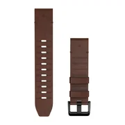 Garmin QuickFit 22 - curea piele - maro Walnut