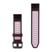 Garmin QuickFit 20 - curea silicon - visiniu Dark Cherry I Dust Rose