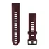 Garmin QuickFit 20 - curea silicon - rosu Flame|gri Graphite