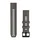 Garmin QuickFit 22 - curea silicon - gri Pebble Gray I Silver Gray