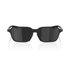 Ochelari de soare 100% Legere Trap - Matte Black / HiPER Silver Mirror Lens