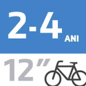 Biciclete copii 2-4 ani 12 inch